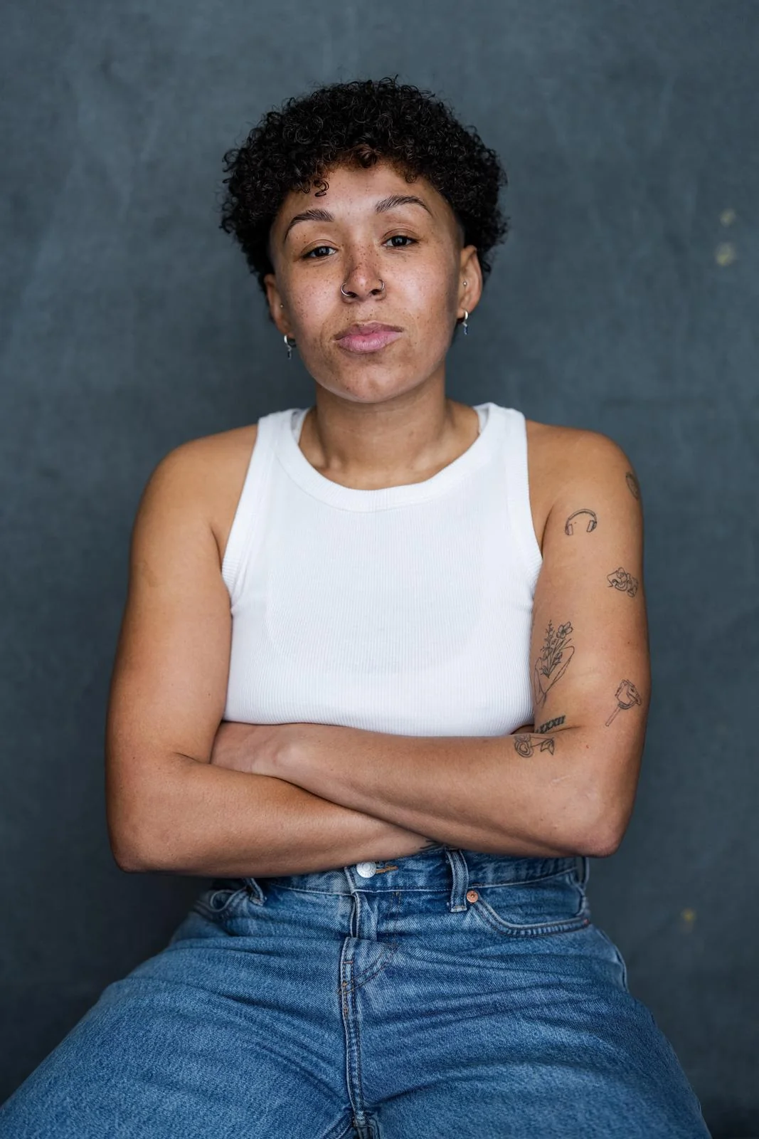 Professional seated portrait of Nicole Keri